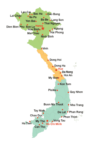 Bản đồ phân phối