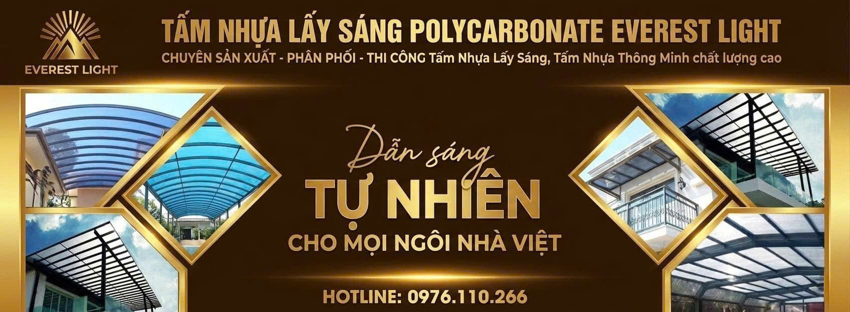 Tấm nhựa lấy sáng polycarbonate Everest Light