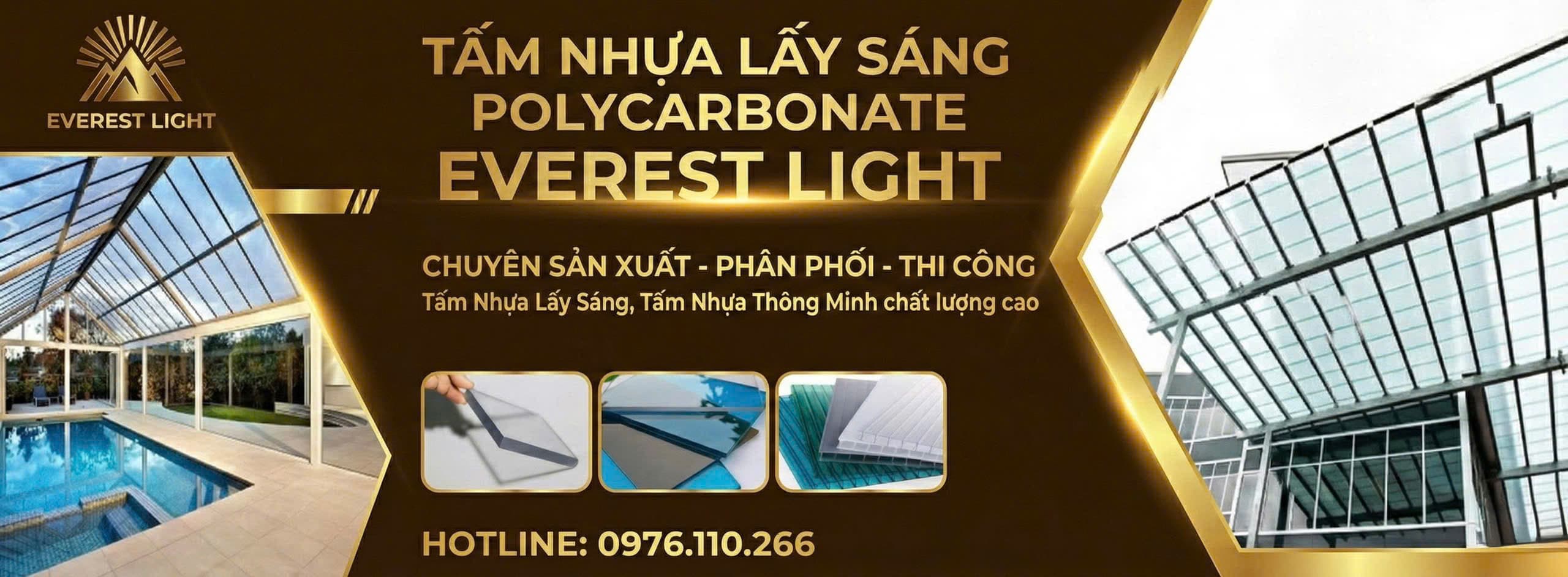 Tấm nhựa lấy sáng polycarbonate Everest Light