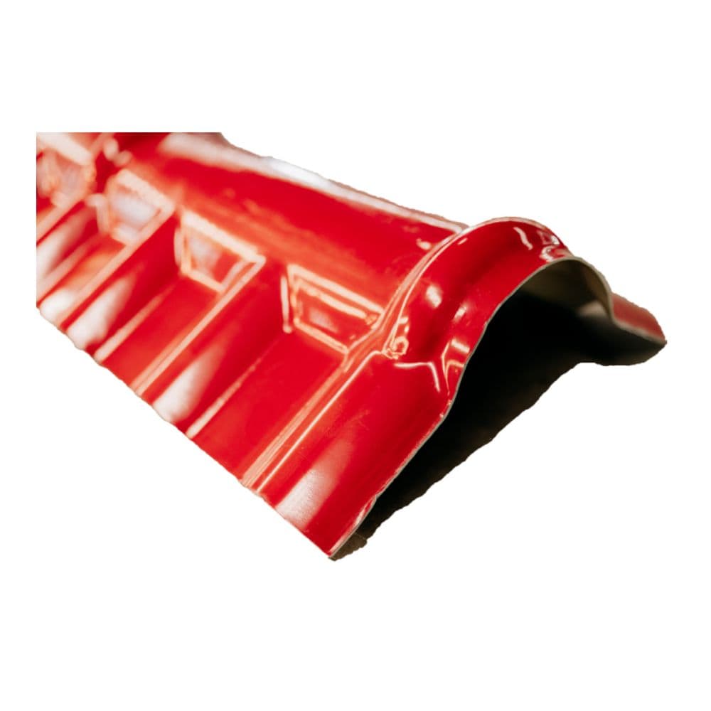 Úp nóc mái tôn PVC giả ngói 2 sóng