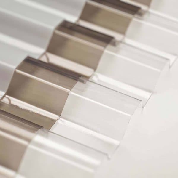 Tấm lợp lấy sáng Polycarbonate dạng sóng phổ thông 0.6mm